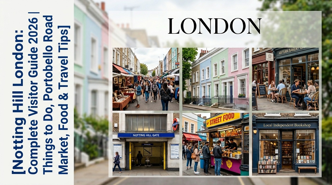 Notting Hill London: Complete Visitor Guide 2026 | Things to Do, Portobello Road Market, Food & Travel Tips