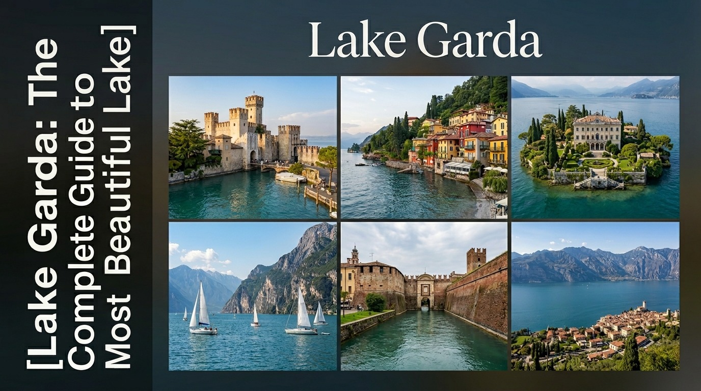 Lake Garda: The Complete Guide to Italy’s Most Beautiful Lake Lake Garda is one of Italy’s most breathtaking natural destinations, attracting millions of visitors every year with its crystal-clear waters, picturesque towns, dramatic mountain scenery, and rich cultural heritage. Situated in northern Italy between the regions of Lombardy, Veneto, and Trentino-Alto Adige, this magnificent lake offers a unique blend of Mediterranean charm and Alpine beauty. Whether travelers seek relaxation, adventure, history, or culinary experiences, Lake Garda provides something special for everyone. As Italy’s largest lake, Lake Garda stretches across an impressive landscape filled with historic villages, elegant resorts, olive groves, vineyards, and scenic lakeside promenades. From sailing and hiking to exploring medieval castles and enjoying authentic Italian cuisine, visitors can experience a remarkable variety of activities throughout the region. This comprehensive guide covers everything you need to know about Lake Garda, including its history, top attractions, best towns, outdoor adventures, accommodation options, and travel tips. Where Is Lake Garda Located? Lake Garda is located in northern Italy and spans three administrative regions: Lombardy to the west, Veneto to the east, and Trentino-Alto Adige to the north. The lake lies roughly halfway between Milan and Venice, making it an easily accessible destination for both domestic and international travelers. Covering approximately 370 square kilometers, Lake Garda is the largest lake in Italy. Its unique geographical position creates a fascinating blend of climates. The northern section is surrounded by mountains and dramatic cliffs, while the southern area features rolling hills, vineyards, and olive groves. This diverse landscape contributes significantly to the popularity of Lake Garda as one of Europe’s most beloved travel destinations. The History of Lake Garda The history of Lake Garda dates back thousands of years. The lake was formed during the last Ice Age when massive glaciers carved out the basin that eventually filled with water. Throughout history, various civilizations have settled around its shores. Roman Era The Romans recognized the strategic and economic importance of the lake. Wealthy Roman families built luxurious villas along the shoreline, many remnants of which can still be visited today. Medieval Period During the Middle Ages, castles and fortifications were constructed to defend important trade routes and settlements around the lake. Venetian Influence The eastern side of Lake Garda experienced significant influence from the Republic of Venice, which contributed to the region’s architecture and culture. Modern Development In the nineteenth and twentieth centuries, improved transportation transformed Lake Garda into one of Italy’s premier tourism destinations. Today, visitors can discover traces of each historical era throughout the region. Why Lake Garda Is Famous Several factors make Lake Garda one of Italy’s most iconic destinations. Stunning Natural Beauty The combination of mountains, beaches, forests, and clear waters creates spectacular scenery. Charming Lakeside Towns Historic villages and elegant resorts line the shoreline, each offering its own unique character. Outdoor Activities The lake is a paradise for hikers, cyclists, sailors, and water sports enthusiasts. Rich History Ancient ruins, medieval castles, and historic churches provide cultural depth. Mild Climate The lake enjoys pleasant weather for much of the year, attracting visitors in every season. These qualities make Lake Garda a favorite destination for travelers from around the world. The Geography and Natural Beauty of Lake Garda One of the most fascinating aspects of Lake Garda is its diverse geography. Northern Lake Garda The northern section is characterized by dramatic mountains, steep cliffs, and deep blue waters. This area attracts adventure seekers and nature lovers. Central Lake Garda The central region features picturesque towns and scenic shorelines that perfectly blend mountain and lake landscapes. Southern Lake Garda The southern portion offers gentler terrain, vineyards, olive groves, and family-friendly attractions. This geographical diversity allows visitors to enjoy multiple travel experiences within a single destination. Sirmione: The Pearl of Lake Garda Among the many towns surrounding Lake Garda, Sirmione stands out as one of the most famous. Located on a narrow peninsula extending into the lake, Sirmione combines history, beauty, and relaxation. Scaliger Castle This medieval fortress is one of the best-preserved castles in Italy and serves as a symbol of the town. Grottoes of Catullus These impressive Roman ruins provide insight into ancient life around the lake. Thermal Springs Sirmione is renowned for its therapeutic thermal waters and wellness facilities. Visitors often consider Sirmione one of the highlights of any Lake Garda itinerary. Riva del Garda: Adventure Capital of the Lake Situated at the northern tip of Lake Garda, Riva del Garda is surrounded by dramatic mountains and breathtaking scenery. Outdoor Activities The town is particularly popular for: Windsurfing Sailing Mountain biking Rock climbing Hiking Historic Attractions Visitors can explore historic streets, ancient towers, and charming piazzas. The combination of adventure and culture makes Riva del Garda a favorite destination for active travelers. Malcesine and Monte Baldo Malcesine is one of the most picturesque towns on Lake Garda. Scaliger Castle This historic castle offers spectacular views over the lake and surrounding mountains. Monte Baldo Cable Car One of the region’s most popular attractions transports visitors high above the lake for unforgettable panoramic views. Hiking Opportunities Monte Baldo features extensive trails suitable for both beginners and experienced hikers. The scenery in this area is among the most impressive in northern Italy. Limone sul Garda: A Charming Lakeside Retreat Limone sul Garda is known for its colorful waterfront, narrow streets, and stunning mountain backdrop. Historically famous for lemon cultivation, the town remains one of the most photogenic destinations around Lake Garda. Highlights of Limone Visitors can enjoy: Scenic lakeside promenades Traditional Italian architecture Local museums Beautiful gardens Boat excursions Its relaxed atmosphere makes it ideal for leisurely exploration. The Best Beaches Around Lake Garda Although primarily known for its scenery, Lake Garda also offers excellent beaches. Jamaica Beach Located near Sirmione, this unique beach features smooth rock formations and clear water. Spiaggia Sabbioni One of the most popular beaches in Riva del Garda. Baia delle Sirene A beautiful beach park with excellent facilities. Pisenze Beach A peaceful location perfect for relaxation and swimming. Visitors can choose between lively beach areas and secluded lakeside spots. Outdoor Activities and Adventures at Lake Garda Adventure enthusiasts will find endless opportunities at Lake Garda. Sailing The lake's favorable winds create excellent sailing conditions. Windsurfing Northern Lake Garda is considered one of Europe’s best windsurfing destinations. Hiking Numerous trails offer breathtaking views of the lake and mountains. Cycling Road cycling and mountain biking routes attract athletes from around the world. Paragliding Several launch sites provide unforgettable aerial perspectives of the region. Outdoor recreation remains one of the primary reasons travelers visit Lake Garda. Food and Culinary Experiences Around Lake Garda The culinary traditions of Lake Garda reflect influences from multiple Italian regions. Fresh Fish Lake fish are featured prominently in local cuisine. Olive Oil The region produces some of Italy’s finest olive oils. Wines Nearby vineyards create exceptional wines enjoyed throughout the country. Traditional Pasta Many restaurants serve handmade pasta dishes using local ingredients. Dining around Lake Garda combines exceptional flavors with beautiful scenery. Family-Friendly Attractions at Lake Garda Families visiting Lake Garda will find numerous attractions suitable for all ages. Gardaland Italy’s largest amusement park offers rides and entertainment for children and adults. Caneva World A popular water park featuring slides, pools, and family activities. Wildlife Parks Several nature and animal parks provide educational experiences. Boat Excursions Families can explore the lake from a unique perspective while enjoying scenic views. These attractions make Lake Garda one of Italy’s top family vacation destinations. Best Time to Visit Lake Garda The ideal time to visit Lake Garda depends on personal preferences. Spring Pleasant temperatures and blooming landscapes create excellent sightseeing conditions. Summer Warm weather supports swimming, boating, and outdoor dining. Autumn Fewer crowds and colorful scenery make autumn particularly appealing. Winter The region offers peaceful surroundings and festive holiday celebrations. Many travelers consider late spring and early autumn the most enjoyable seasons. Accommodation Options Around Lake Garda Visitors can find accommodations for every budget and travel style. Luxury Resorts Premium properties offer spa facilities, fine dining, and lake views. Boutique Hotels Smaller hotels provide personalized experiences and unique charm. Vacation Apartments Ideal for families and extended stays. Budget Guesthouses Affordable options are available throughout the region. Choosing accommodation depends on preferred activities and travel goals. Travel Tips for Visiting Lake Garda To make the most of a trip to Lake Garda, consider the following recommendations. Use Ferries Lake ferries provide convenient transportation between towns. Explore Multiple Areas Each section of the lake offers distinct experiences. Book Popular Attractions Early Major attractions can become crowded during peak season. Pack Comfortable Shoes Many towns feature cobbled streets and scenic walking routes. Try Local Specialties Regional cuisine is an important part of the Lake Garda experience. These simple tips can enhance any visit. FAQs What is Lake Garda famous for? Lake Garda is famous for its stunning scenery, charming lakeside towns, outdoor activities, historic landmarks, beautiful beaches, and pleasant climate. How many days should you spend at Lake Garda? Most travelers recommend spending between three and seven days exploring the lake, allowing enough time to visit multiple towns, enjoy outdoor activities, and experience local culture. What is the best town to stay in at Lake Garda? The best town depends on your travel style. Sirmione is ideal for history and wellness, Riva del Garda is perfect for adventure activities, and Malcesine offers a balance of scenery, culture, and outdoor recreation. Conclusion Lake Garda is one of Italy’s most remarkable destinations, combining stunning natural landscapes, rich cultural heritage, charming towns, and endless recreational opportunities. From the medieval streets of Sirmione and the adventure-filled surroundings of Riva del Garda to the scenic beauty of Malcesine and Limone sul Garda, every corner of the lake offers something unique and memorable. Whether travelers seek outdoor adventures, historical exploration, family-friendly attractions, romantic escapes, or simply a relaxing lakeside retreat, Lake Garda delivers an unforgettable experience. Its combination of Mediterranean charm, Alpine scenery, and Italian hospitality continues to make it one of Europe’s most beloved travel destinations. Meta Description: Discover Lake Garda, Italy’s largest and most beautiful lake. Explore its stunning landscapes, charming towns, outdoor adventures, historical attractions, local cuisine, and travel tips in this complete guide.