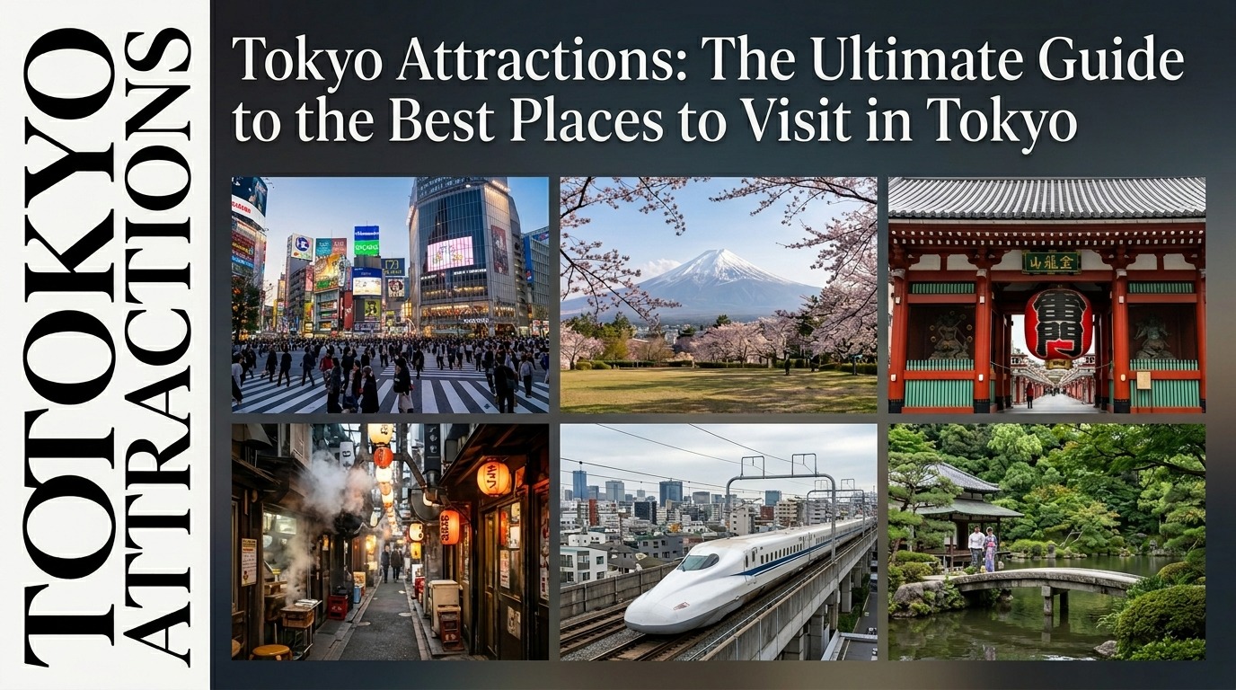 Tokyo Attractions: The Ultimate Guide to the Best Places to Visit in Tokyo
