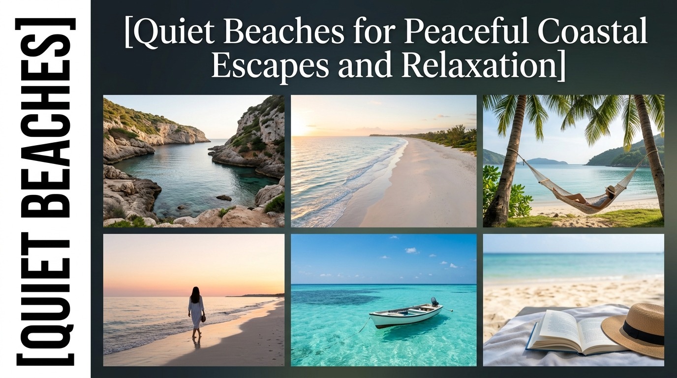 Quiet Beaches for Peaceful Coastal Escapes and Relaxation
