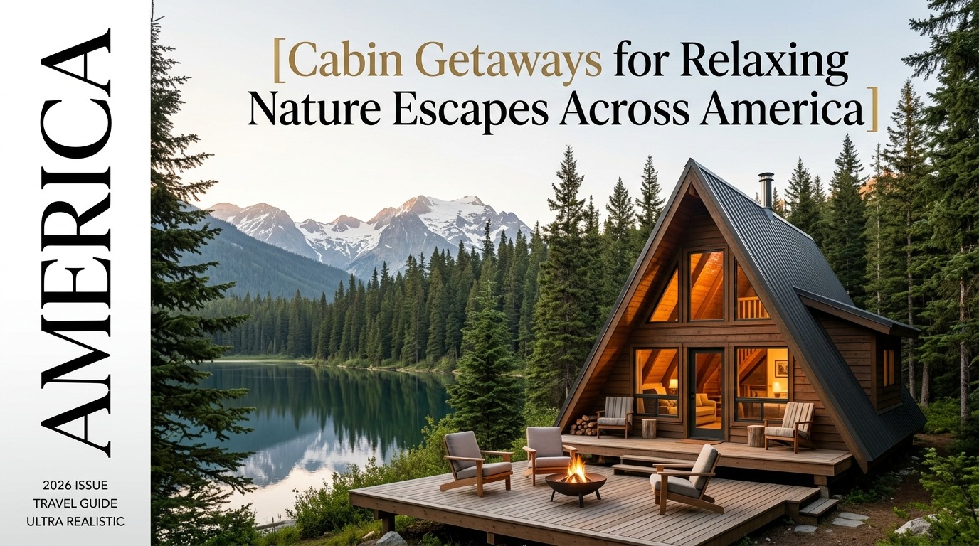 Cabin Getaways for Relaxing Nature Escapes Across America