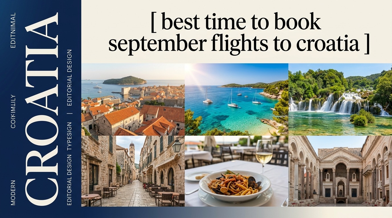 Best Time to Book September Flights to Croatia