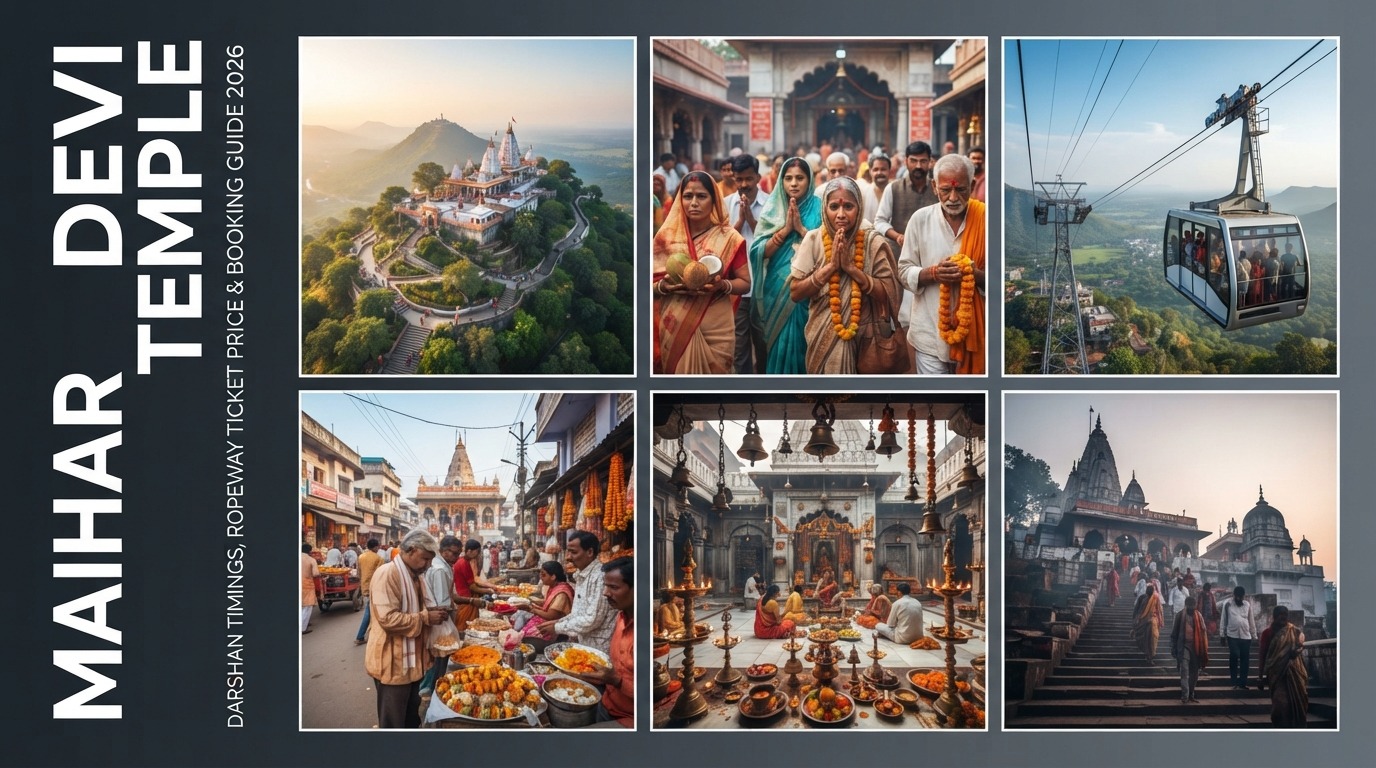 Maihar Devi Temple Darshan Timings, Ropeway Ticket Price & Booking Guide 2026