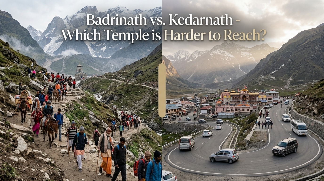 Badrinath vs. Kedarnath - Which Temple is Harder to Reach?