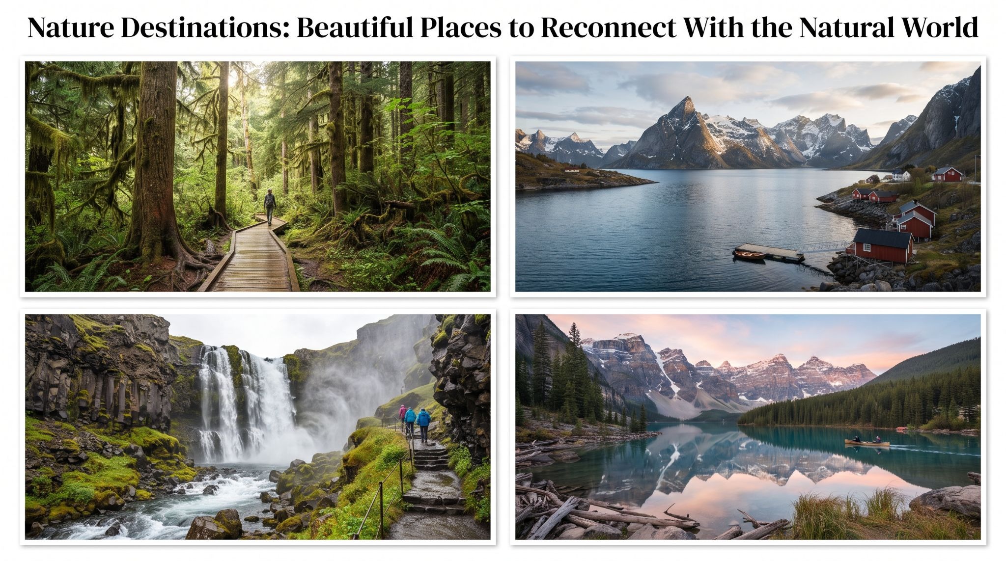 Nature Destinations: Beautiful Places to Reconnect With the Natural World