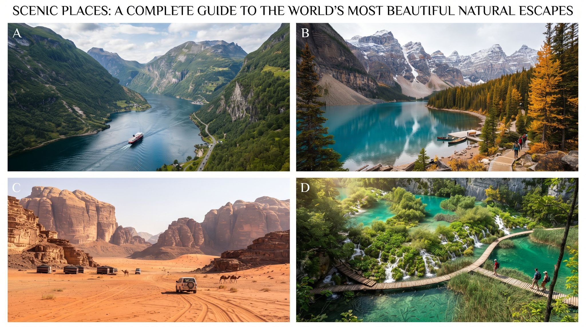 Scenic Places: A Complete Guide to the World’s Most Beautiful Natural Escapes