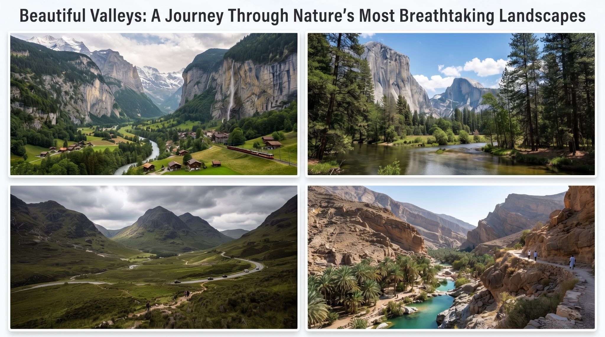 Beautiful Valleys: A Journey Through Nature’s Most Breathtaking Landscapes