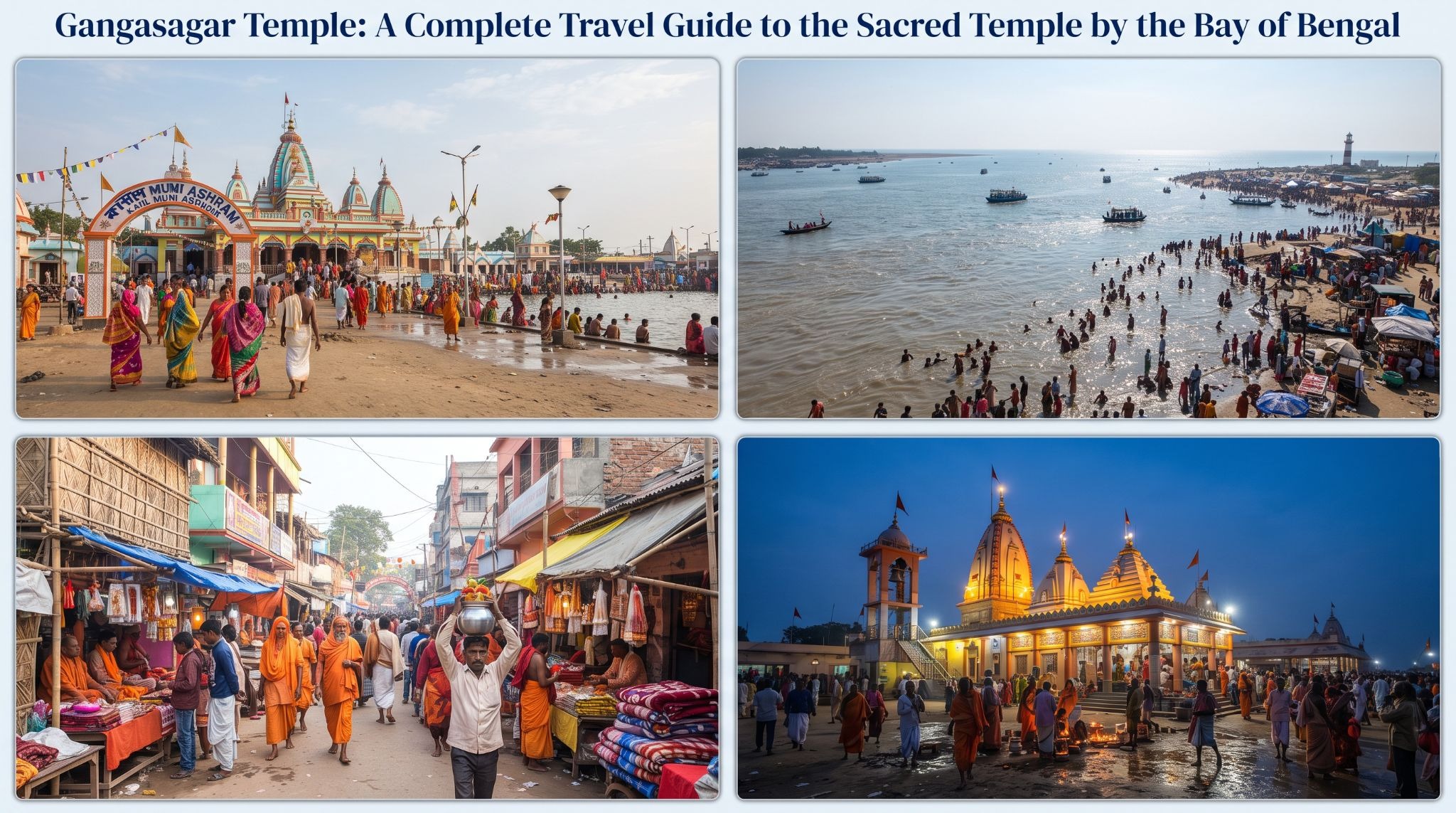 Gangasagar Temple: A Complete Travel Guide to the Sacred Temple by the Bay of Bengal