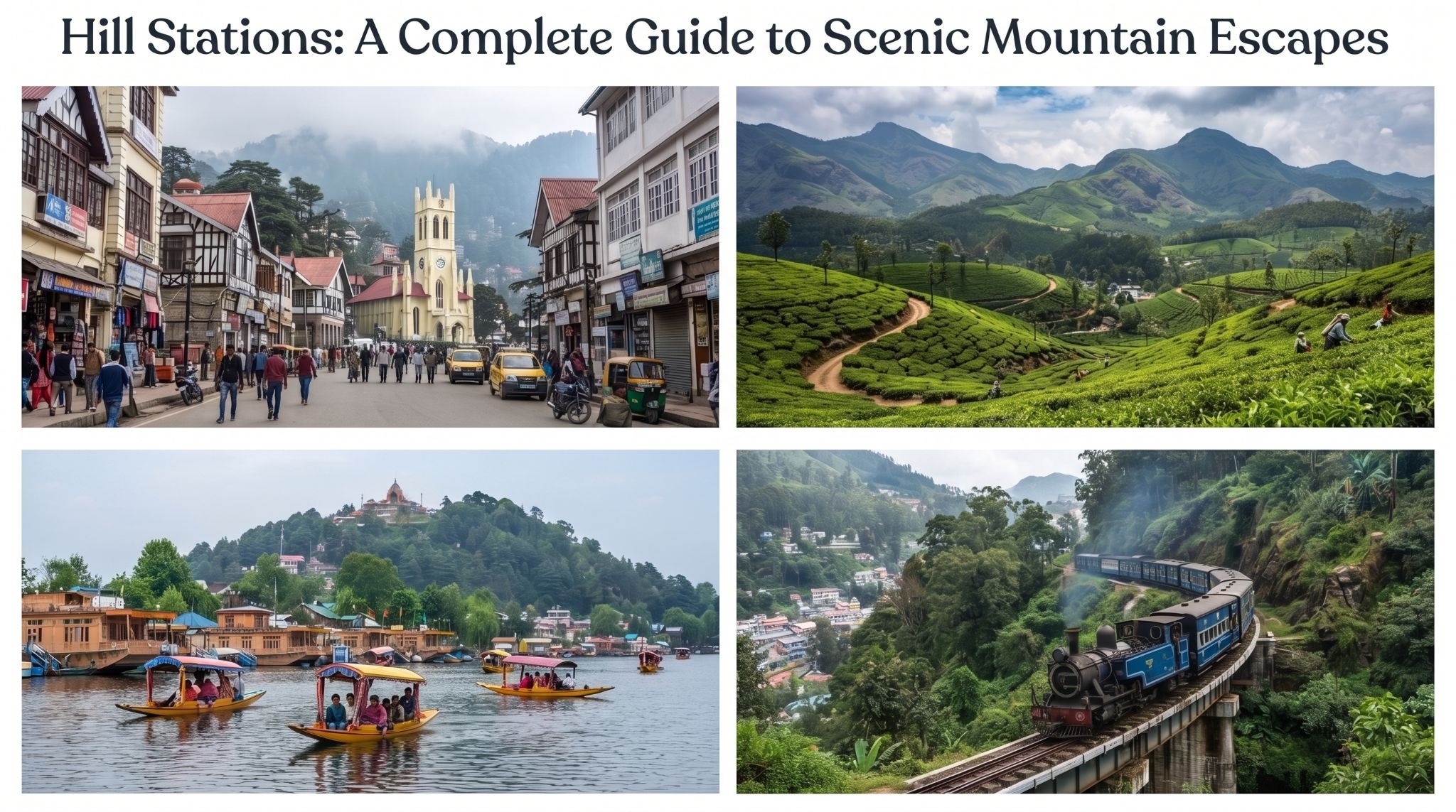Hill Stations: A Complete Guide to Scenic Mountain Escapes