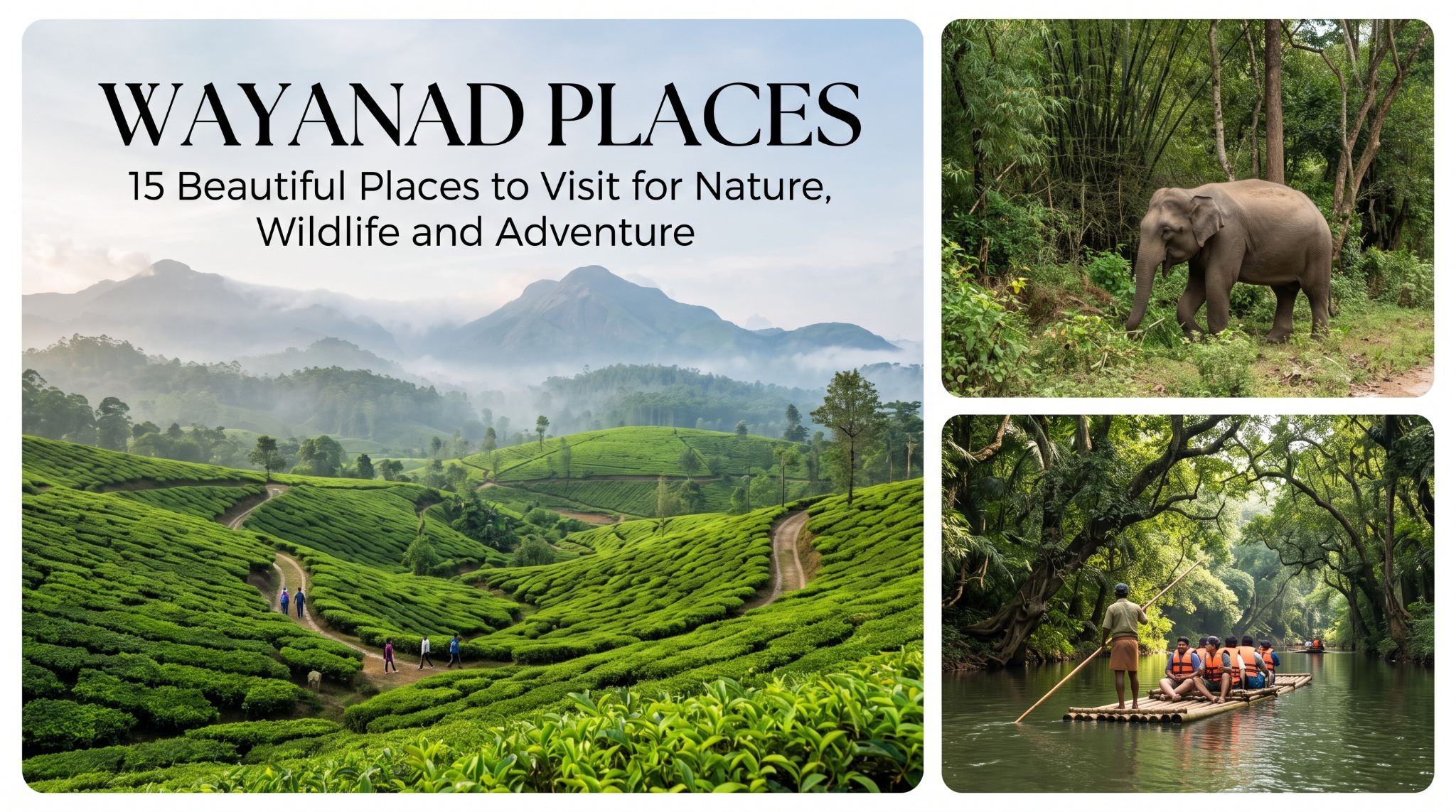 Wayanad Places: 15 Beautiful Places to Visit for Nature, Wildlife and Adventure